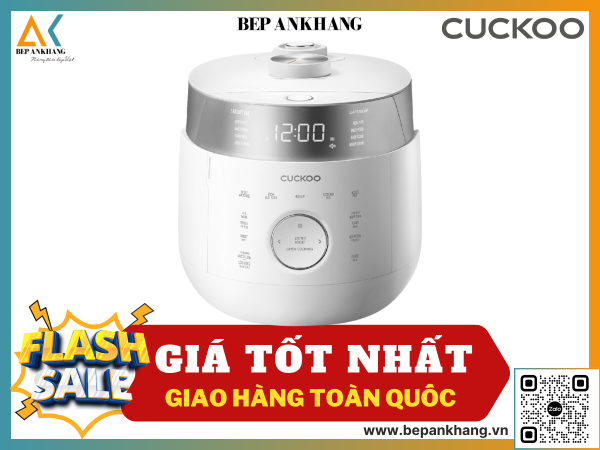 Nồi Cơm Điện Tử Áp Suất Kép Cao Tần CUCKOO CRP-LHTR1009F/WHSIVNCV 1.8L - Nhập Khẩu Hàn Quốc